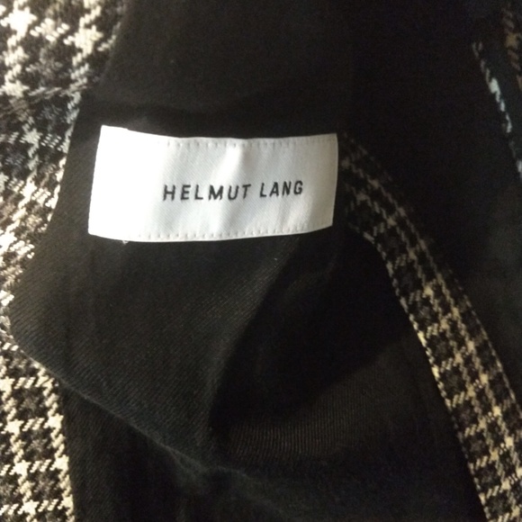 NWOT Helmut Lang Square Houndstooth Wool Blazer XS - Picture 5 of 8